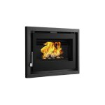 Fm biomasa - insert de chemine 65cm fm it - 165fk 12, 6kw foyer en fonte