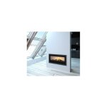 Azura home design - insert chemine  bois boma - 90 - 13 kw avec turbine + 2 bouches recuperateur