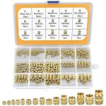 Insert filet�, 300 pi�ces inserts d'�crou m2, m2, 5, m3, m4, m5, m6 insert filet� filetage femelle �crous ...