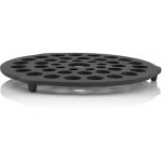 Insert de four n�erlandais broyeur tripode � 20 cm - rond grille - bbq - toro