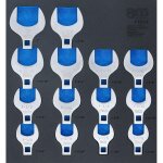 Insert de servante d'atelier 2 / 3 : jeu de clés crowfoot à tuyauter 12, 5 mm (1 / 2 ) en pouce 14 pièces ... Insert de servante d'atelier 2 / 3 : jeu de clés crowfoot à tuyauter 12, 5 mm (1 / 2 ) en pouce 14 pièces ...