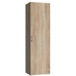 Colonne de rangement lund 1 porte ch�ne naturel 40 x 40 cm profondeur