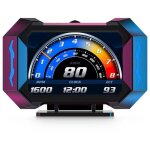 Instrument hud de voiture, acc�l�rom�tre, inclinom�tre, syst�me de diagnostic embarqu� compatible avec ...