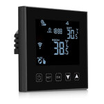 Intelligent thermostat wifi connect� pour chaudiere gaz / eau 90 - 240v, thermostat de chaudi�re programmable ...