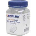 Intellinet - pack de 100 modules rj45 cat�gorie 6 intellilnet, fiche modulaire utp, 2 points, pour c�ble ...