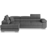 Intensedeco - canapé d'angle gauche convertible marius tissu gris Intensedeco - canapé d'angle gauche convertible marius tissu gris