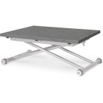 Intensedeco - table basse relevable philadelphia effet bton