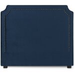 T�te de lit diana velours 140cm bleu fonc�