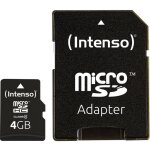 Intenso 3403450 m�moire flash 4 go microsdhc classe 4