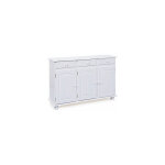 Inter link - buffet 3 portes et 3 tiroirs en pin massif blanc - risoul