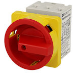 Inter - sectionneur rotatif 3p 63a - montage panneau - plastron 64x64 - cadenassable - imo