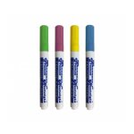 Interface plv - feutres craie 6 mm assortiment couleurs bleu, fuchsia, jaune, vert (4 feutres)