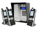 Interphone 600 mtres autonome sans - fil collectif / multiproprits - ultracom3 argent + visire noire ...
