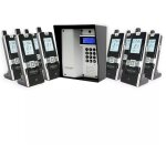 Interphone 600 mtres autonome sans - fil collectif / multiproprits - ultracom3 argent + visire noire ...
