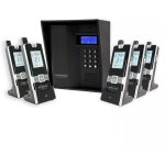 Interphone 600 mtres autonome sans - fil collectif / multiproprits - ultracom3 noir + visire noire ...