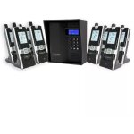 Interphone 600 mtres autonome sans - fil collectif / multiproprits - ultracom3 noir + visire noire ...