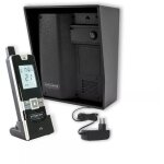Interphone 600 mtres individuel sans - fil - ultracom2 noir 600 - solo visire noire + transformateur ...