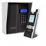 Interphone 600 mètres sans - fil longue portée autonome digicode écran lcd - ultracom3 noir visière argentée ... Interphone 600 mètres sans - fil longue portée autonome digicode écran lcd - ultracom3 noir visière argentée ...