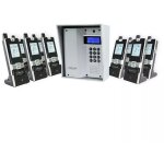 Interphone 600 mtres sans - fil longue porte autonome digicode cran lcd - ultracom3 visire argente ...