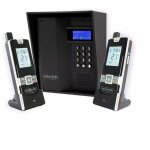 Interphone 600 mtres sans - fil longue porte autonome digicode cran lcd - ultracom3 visire noire ...