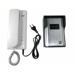 Interphone externe 2 fils avec bouton d'ouverture de portail luckarm 3208a