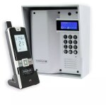 Interphone sans - fil ouverture gche / portail via combin - ultracom3 + visire argente + 1 combin ...