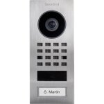 Interphone vid�o ip doorbird d1101v aufputz wi - fi, ethernet station ext�rieure acier inoxydable v2a ...
