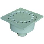 Interplast - 200 x 200 siphons de cour sortie � 75 mm