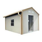 Kit goutti�re pour abri de jardin en m�tal d�v. 160 sable - fitt - sable - pvc