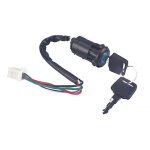 Interrupteur d'allumage, cl� de verrouillage de l'interrupteur d'allumage � 4 fils pour quad atv go kart ...