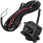 Interrupteur � bascule de treuil 12 v avec support de montage et jeu de fils de commande pour treuil ...