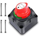 Interrupteur de batterie 12 - 48 v, �tanche, robuste, coupe - batterie, interrupteur principal, isolateur ...