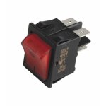 Interrupteur bipolaire lumineux rouge de dietrich chappee : 95325090