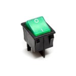 Interrupteur bipolaire vert 4 cosses pour four - swt704un