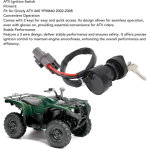 Interrupteur de d�marrage atv 3 fils avec cl�s pour yamaha grizzly 660 2002 - 2008