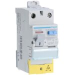 Interrupteur diff�rentiel 1p + n 63a 30ma type haute immunit� � bornes d�cal�es hager cdh163f