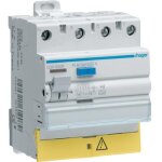Interrupteur diff�rentiel 3p + n 40a 30ma type haute immunit� � bornes d�cal�es hager cdh840f