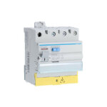 Interrupteur diffrentiel 3p + n 63a 300ma type haute immunit  bornes dcales hager cfh863f