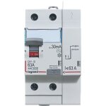 Interrupteur differentiel bipolaire - 2p - type ac 30ma arriv�e haut / d�part haut 63a - legrand