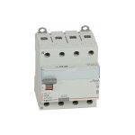 Interrupteur diff�rentiel dx� - id arriv�e haute et d�part bas � vis - 4p 400v 40a typeac 30ma - 4 modules ...