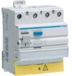 Interrupteur diff�rentiel t�trapolaire 63a 30ma type ac bornes d�cal�es hager cdc863f