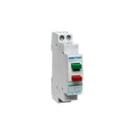 Interrupteur double bouton poussoir 16a 2z vert - rouge svn371