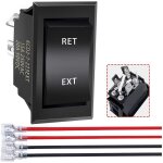 Interrupteur inverseur de polarit� 12v 3 positions momentan� dc motor control dpdt 4 broches (on) - off ...