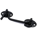 Interrupteur de loquet de fentre antirouille pratique crochet d'armoire multifonctionnel noir support ...