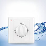 Interrupteur mural avec minuterie 30 min, interrupteur compte � rebours �tanche pour lampe et ventilateur, ...