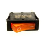 Interrupteur orange 3 cosses pour refrigerateur dometic