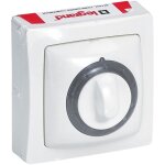 Interrupteur temporis lumineux (voyant fourni) appareillage saillie - blanc - legrand