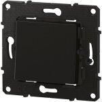 Interrupteur ou va - et - vient alt�ge 10a avec connexion � bornes automatiques finition nuit (btal01sd) ...
