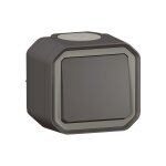 Interrupteur va - et - vient 10a saillie �tanche anthracite complet ip55 plexo legrand 069761l