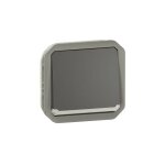 Interrupteur ou va - et - vient t�moin 10ax 250v plexo composable anthracite (069802l)